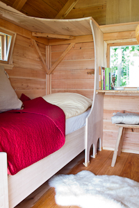 Very comfortable beds in The Little Green Cottage